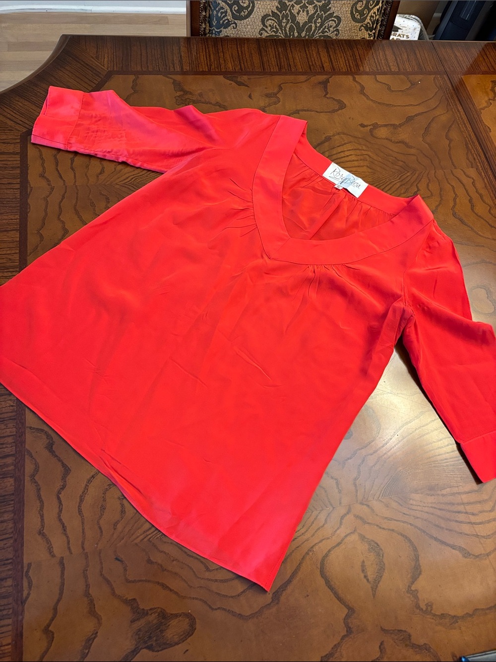 Rory Beca V-Neck Red Kids Top